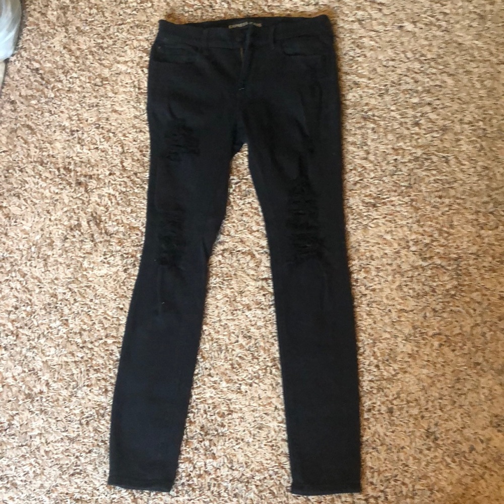 Express distressed Skinny Jeans
